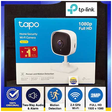 TP-LINK  TAPO C100 IP CAMERA - 6935364053222