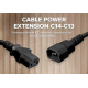 KABEL POWER C13-C14 4M(KABEL POWER UPS) - 10000261400
