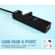 USB Hub 4 Port NYK TU-359 Port USB3.1 & Type-C 3.1