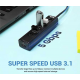 USB Hub 4 Port NYK TU-359 Port USB3.1 & Type-C 3.1