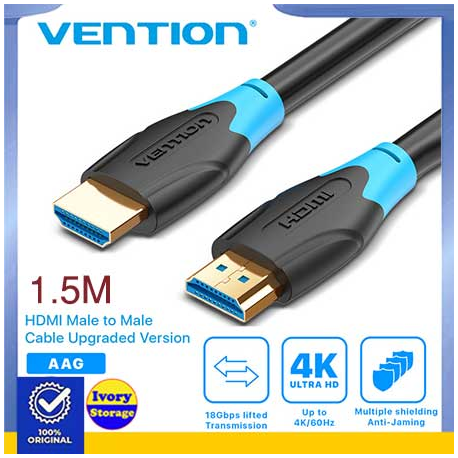 Kabel HDMI Vention 5M Ver2.0 HD 4K WITH ETHERNET