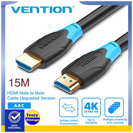 Kabel HDMI Vention 5M Ver2.0 HD 4K WITH ETHERNET