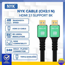 Kabel HDMI V2.1 NYK 1.5M 3M 5M 10M 8K