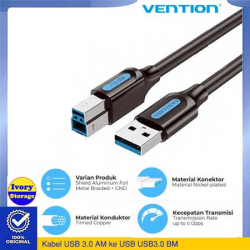 Kabel Printer USB2.0 Vention 2M (USB2.0 AM-BM 2M) COQBH