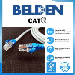 BELDEN KABEL UTP CAT6 30M ORIGINAL - KABEL LAN 30M CAT6 BELDEN UTP RJ45 ORIGINAL - 10000274600