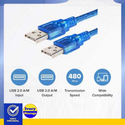 KABEL USB2.0 50CM (AM to AM)