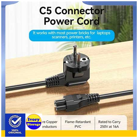 Kabel Power C5 Notebook VENTION 1.8M 3 Hole
