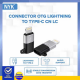 KONEKTOR OTG Lightning Male ke Type C Female (Lightning to Type-C)
