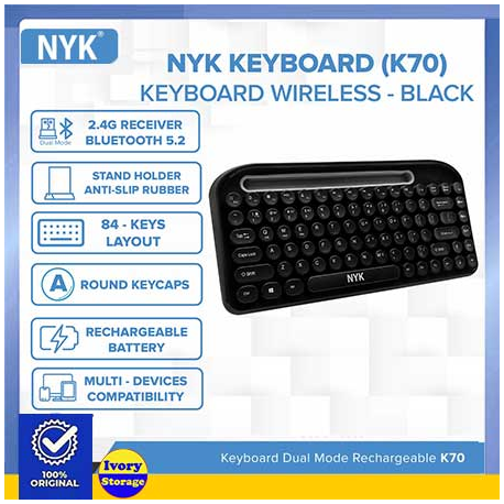 Bluetooth Multi-Device Keyboard K480 Black Logitech - 097855107626