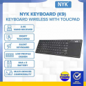 Keyboard Touchpad Wireless NYK K9