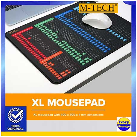 MOUSEPAD M-TECH 220x180x3mm