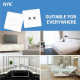 Face Plate 2 Port Modular RJ45 Outbow Box NYK