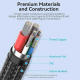 Kabel Data TYPE C KE TYPE C VENTION 2M 5A 100W (Type-C-Type-C)