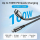 Kabel Data TYPE C KE TYPE C VENTION 2M 5A 100W (Type-C-Type-C)