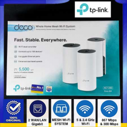 AC1200 Whole Home Mesh Wi-Fi System TP-LINK DECO M4 Gigabit port (1-Pack) isi 1 buah