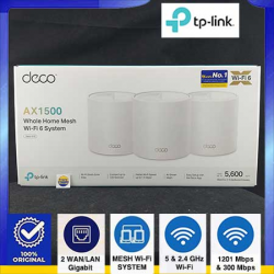 AX1500 TP-LINK DECO X10 3-Pack Wi-Fi 6 Whole Home Mesh Wi-Fi System Gigabit port isi 3 buah