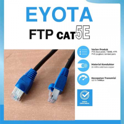 Kabel LAN CAT5E FTP EYOTA 2M 3M 5M 7M 10M 12M 15M 17M 20M 22M 25M 27M 30M 35M 40M RJ45 Patch Cord