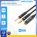 Splitter Male Audio & Mic 3.5mm 2 in 1 VENTION BBTBAB