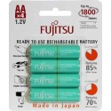 Baterai Isi ulang AA 1900mAh 4PC Fujitsu - 4976680816292