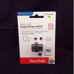Dual USB Flash Drive 3.0 32GB Sandisk - 619659123796