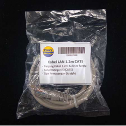 Kabel LAN UTP CAT5 1.2m Ivory - 10000229600