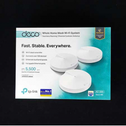 TP-LINK DECO M5 (3-PACK) AC1300 WHOLE HOME MESH Wi-Fi SYSTEM - 6935364080839