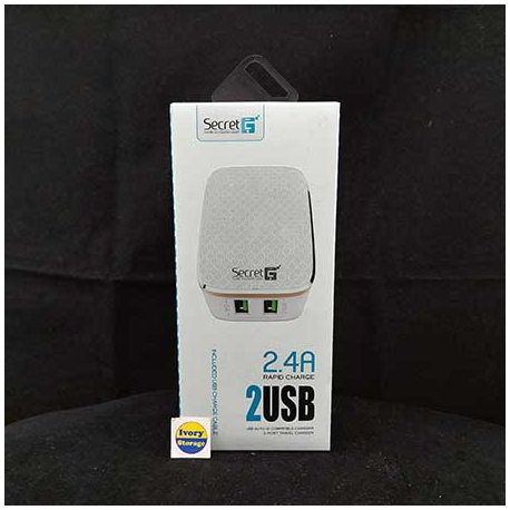 SECRETG SINGLE USB POWER CHARGER 12W A2204 - 6933138622049
