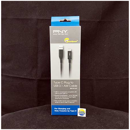 PNY UC1A1-01 1M KABEL DATA TYPE C KE USB 3.1 - 4712847092969