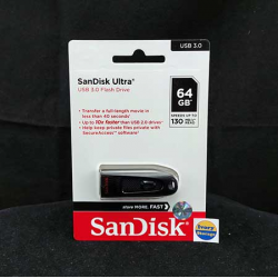 USB Flash Drive CZ48 64GB Ultra USB 3.0 Sandisk - 619659102197