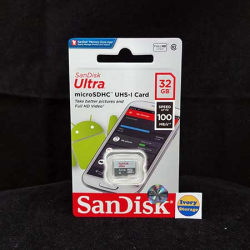 Memory Card Micro SD 32GB Sandisk C10 80MBps - 619659161651
