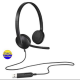 HEADSET STEREO LOGITECH H340 BLACK USB ORIGINAL NOISE CANCEL - 097855089717