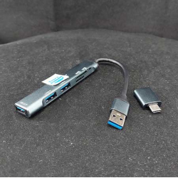 3 Port USB HUB 3.0+Card Reader - 10000286100