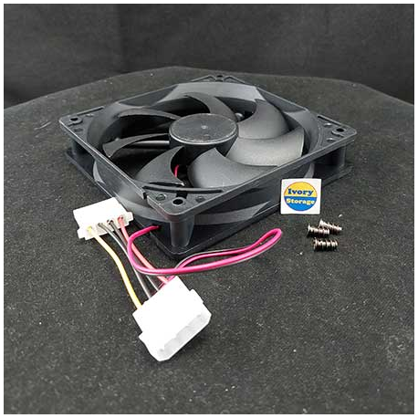 Case Fan 12cm 12V DC Black - 10000145200