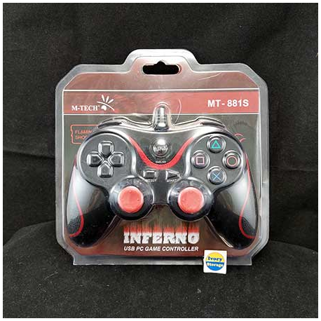 M-TECH GAMEPAD SINGLE INFERNO MT-881S PILIHAN 2 WARNA