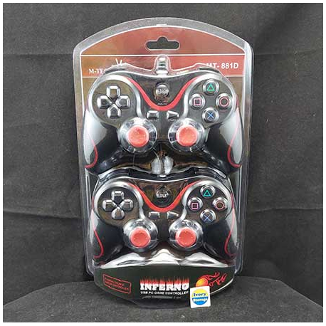 M-TECH GAMEPAD DOUBLE INFERNO MT-881D PILIHAN 2 WARNA