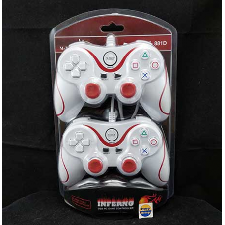 M-TECH GAMEPAD DOUBLE INFERNO MT-881D PILIHAN 2 WARNA
