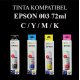 BLUEPRINT BP003 TINTA REFILL BLACK(K) FOR EPSON - 8997031736119