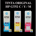 HP ORIGINAL GT52 TINTA REFILL C/Y/M