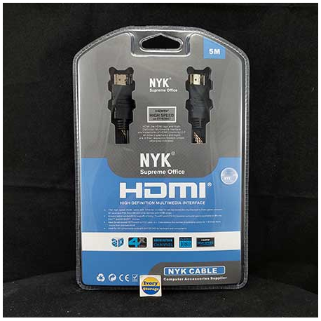 Kabel HDMI 5m ver 1.4 NYK - 6110386503232