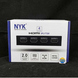 NYK HDMI SPLITTER 4 PORT
