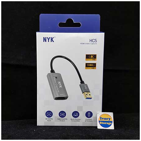 NYK HC-5 HDMI VIDEO CAPTURE USB3.0 4K 1080P