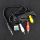 KABEL AUDIO VIDEO AUX 3.5mm MALE - 3xRCA MALE STEREO 1.5m
