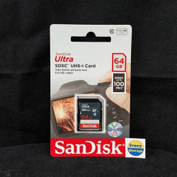 SD Card HC 64GB 80MB/s Class 10 Sandisk -