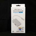 Converter USB 3.1 Type C KE VGA/DVI/HDMI USB CLIPTEC