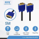 NYK KABEL VGA 5M GOLD PLATED