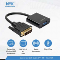 Converter DVI-D(DVI 24+1) ke VGA NYK ( DVI-VGA )