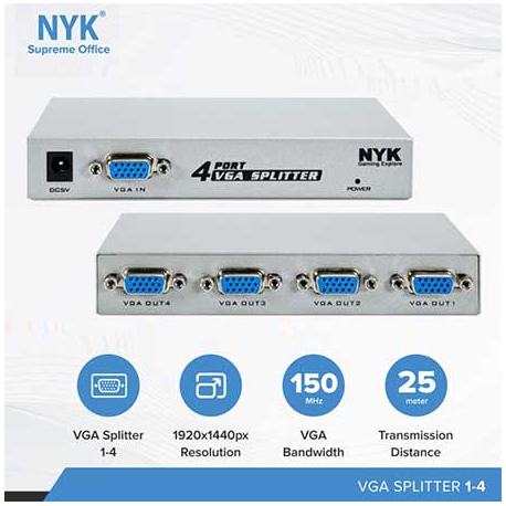 4 Port VGA Splitter - 10000224700