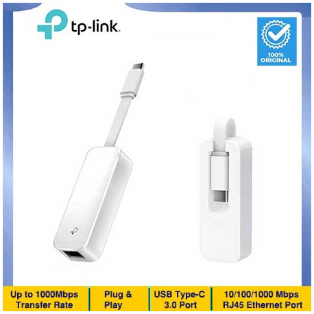 TP-LINK UE300C GIGABIT USB Type-C ETHERNET NETWORK ADAPTER USB LAN - 6935364072599