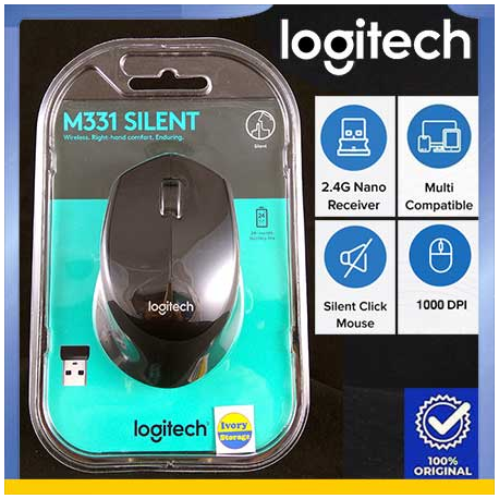 Wireless Mouse M331 Black Logitech - 097855123992
