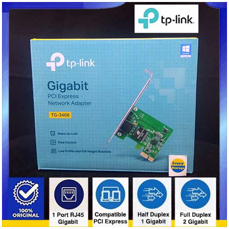 Gigabit PCI Express LAN CARD TG-3468 TP-LINK - 6935364001049